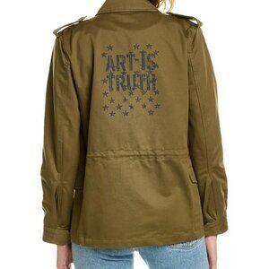 🔥 ZADIG & VOLTAIRE “ART IS TRUTH” Military Jacket – Size S – NWT 🔥